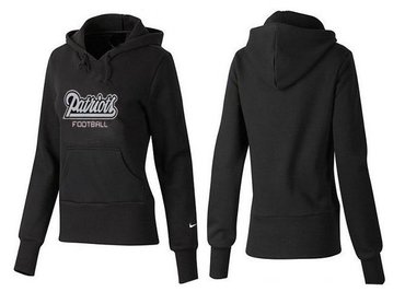 Women New England Patriots Logo Pullover Hoodie-- (40)
