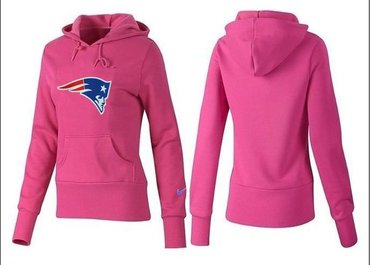 Women New England Patriots Logo Pullover Hoodie
