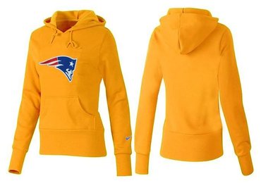 Women New England Patriots Logo Pullover Hoodie--1 (5)
