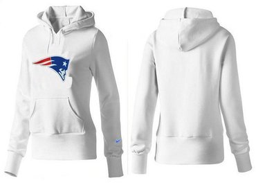 Women New England Patriots Logo Pullover Hoodie--1