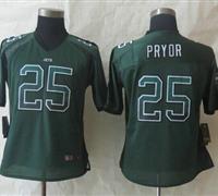 Women New New York Jets #25 Calvin Pryor Drift Fashion Green Elite Jerseys