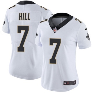 Women New Orleans Saints #7 Taysom Hill Nike Vapor Untouchable Limited White Jersey