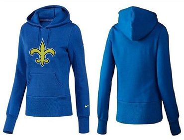 Women New Orleans Saints Logo Pullover Hoodie-- (1) Women New Orleans Saints Logo Pullover Hoodie-- (1)