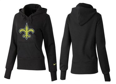 Women New Orleans Saints Logo Pullover Hoodie-- (2) Women New Orleans Saints Logo Pullover Hoodie-- (2)