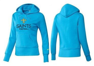 Women New Orleans Saints Logo Pullover Hoodie-- (28) Women New Orleans Saints Logo Pullover Hoodie-- (28)
