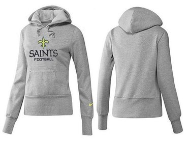 Women New Orleans Saints Logo Pullover Hoodie-- (32) Women New Orleans Saints Logo Pullover Hoodie-- (32)