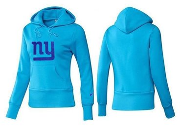 Women New York Giants Logo Pullover Hoodie-- (13)
