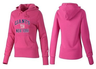 Women New York Giants Logo Pullover Hoodie-- (28)