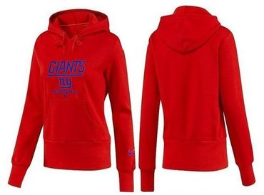 Women New York Giants Logo Pullover Hoodie-- (32)