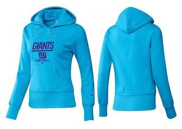 Women New York Giants Logo Pullover Hoodie-- (33)