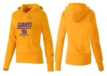 Women New York Giants Logo Pullover Hoodie-- (34)