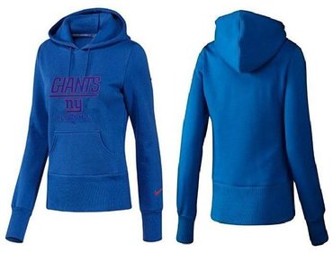 Women New York Giants Logo Pullover Hoodie-- (39)