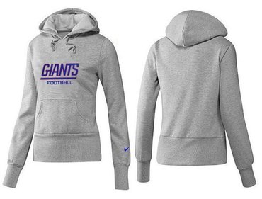 Women New York Giants Logo Pullover Hoodie-- (45)
