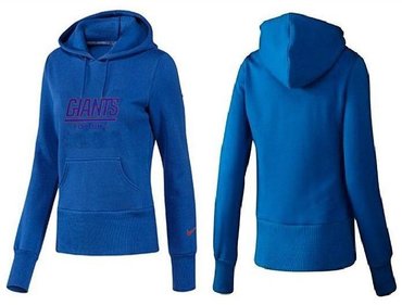 Women New York Giants Logo Pullover Hoodie-- (49)