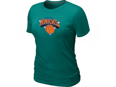 Women New York Knicks Big & Tall Primary Logo L.Green T-Shirt Women New York Knicks Big & Tall Primary Logo L.Green T-Shirt