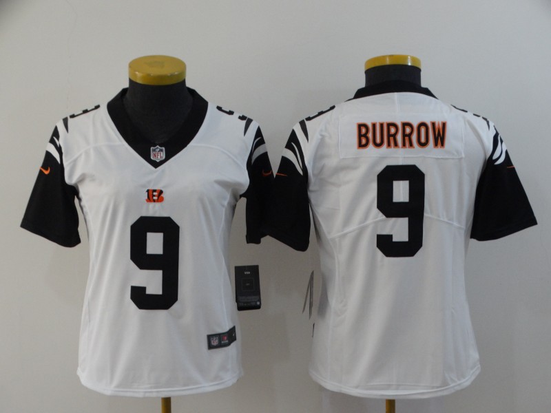Women Nike Bengals 9 Joe Burrow Black Women 2020 NFL Draft First Round Pick Color Rush Limited Jersey Women Nike Bengals 9 Joe Burrow Black Women 2020 NFL Draft First Round Pick Color Rush Limited Jersey