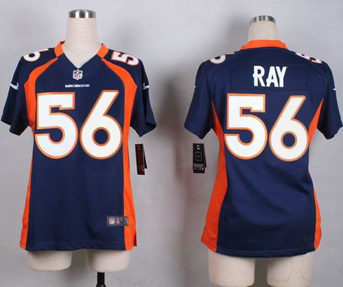 Women Nike Broncos #56 Shane Ray Blue Alternate Stitched NFL New Elite Jersey