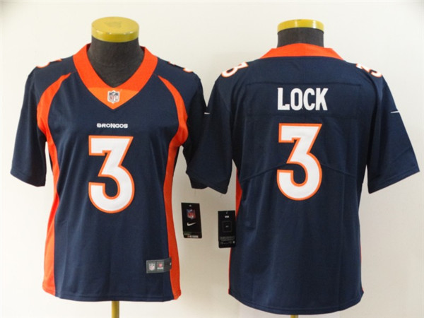 Women Nike Broncos 3 Drew Lock Navy Women Vapor Untouchable Limited Jersey Women Nike Broncos 3 Drew Lock Navy Women Vapor Untouchable Limited Jersey