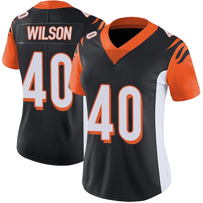 Women Nike Cincinnati Bengals #40 Brandon Wilson Black Jersey Women Nike Cincinnati Bengals #40 Brandon Wilson Black Jersey