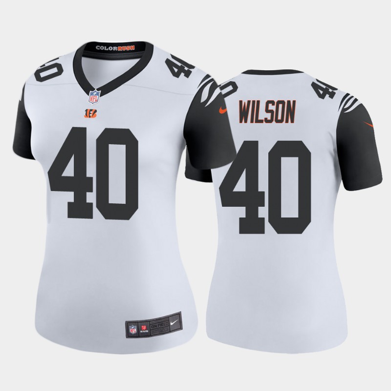 Women Nike Cincinnati Bengals #40 Brandon Wilson Color Rush Jersey Women Nike Cincinnati Bengals #40 Brandon Wilson Color Rush Jersey