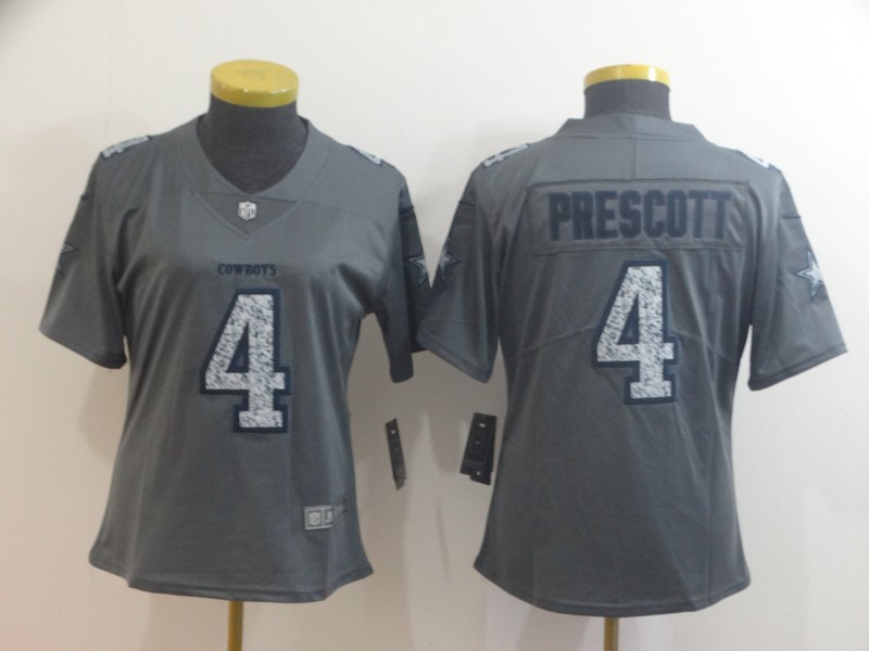 Women Nike Cowboys 4 Dak Prescott Gray Camo Women Vapor Untouchable Limited Jersey Women Nike Cowboys 4 Dak Prescott Gray Camo Women Vapor Untouchable Limited Jersey