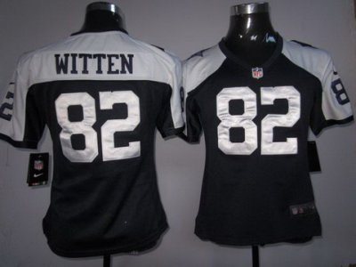 Women NEW Dallas Cowboys #82 Jason Witten Blue Thankgivings NEW NFL Jerseys