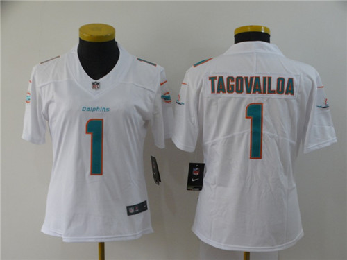 Women Nike Dolphins 1 Tua Tagovailoa White Women 2020 NFL Draft First Round Pick Vapor Untouchable Limited Jersey Women Nike Dolphins 1 Tua Tagovailoa White Women 2020 NFL Draft First Round Pick Vapor Untouchable Limited Jersey