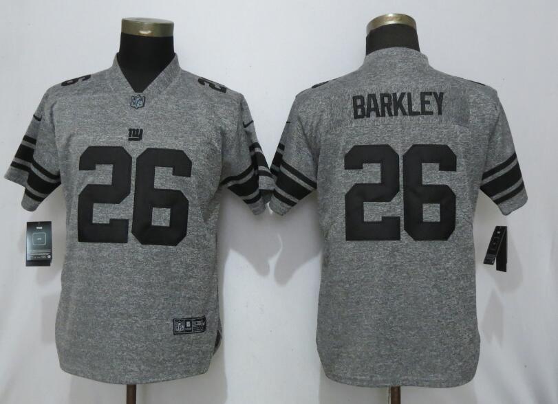 Women Nike Giants 26 Saquon Barkley Gray Gridiron Gray Women Vapor Untouchable Limited Jersey Women Nike Giants 26 Saquon Barkley Gray Gridiron Gray Women Vapor Untouchable Limited Jersey