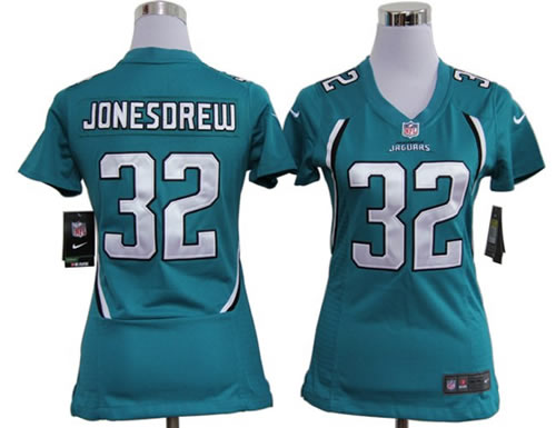 Women NEW Jacksonville Jaguars 32 Maurice Jones-Drew Green Jerseys