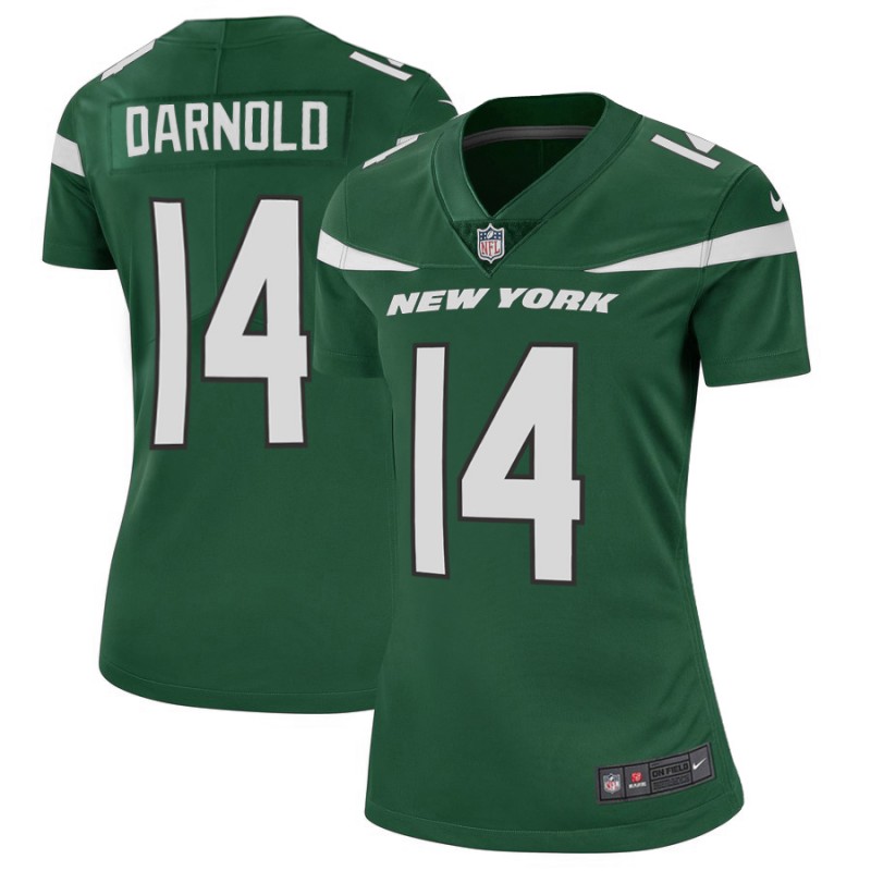 Women Nike Jets 14 Sam Darnold Green Women New 2019 Vapor Untouchable Limited Jersey