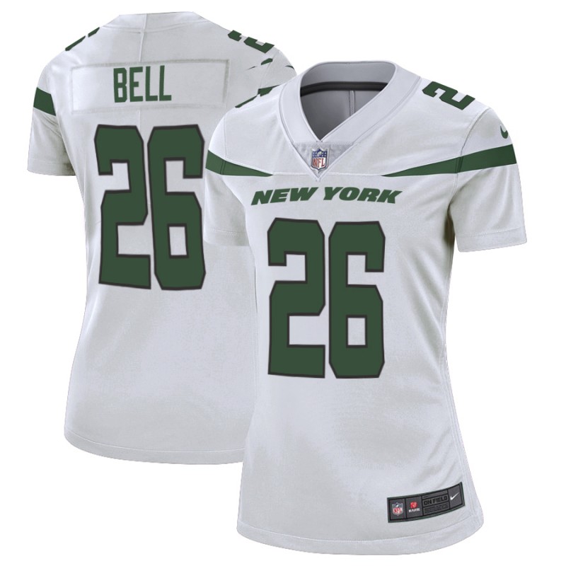 Women Nike Jets 26 Le'Veon Bell White Women New 2019 Vapor Untouchable Limited Jersey Women Nike Jets 26 Le'Veon Bell White Women New 2019 Vapor Untouchable Limited Jersey