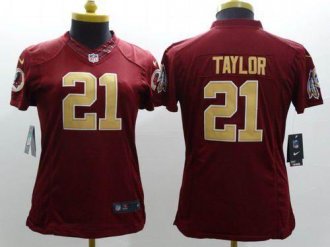 Women Nike Redskins #21 Sean Taylor Burgundy Red Alternate Stitched NFL Limited Jersey