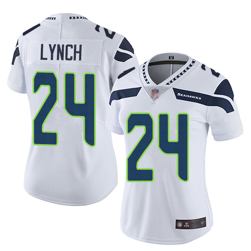 Women Nike Seahawks 24 Marshawn Lynch White Women Vapor Untouchable Limited Jersey Women Nike Seahawks 24 Marshawn Lynch White Women Vapor Untouchable Limited Jersey