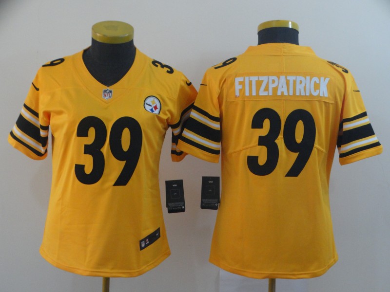 Women Nike Steelers 39 Minkah Fitzpatrick Yellow Women Inverted Legend Limited Jersey Women Nike Steelers 39 Minkah Fitzpatrick Yellow Women Inverted Legend Limited Jersey