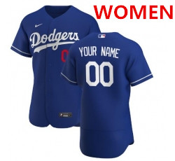 Women Nike los angeles dodgers blue flex base custom jersey Women Nike los angeles dodgers blue flex base custom jersey