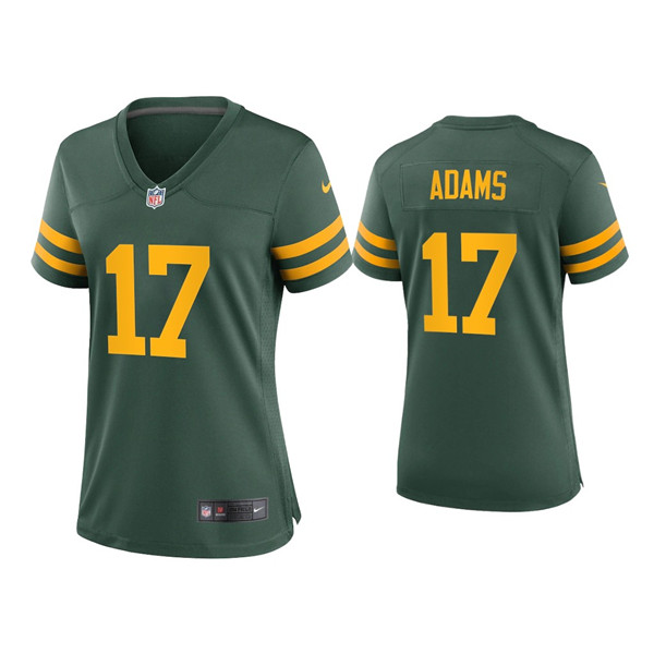 Women Packers #17 Davante Adams Alternate Game Green Jersey Women Packers #17 Davante Adams Alternate Game Green Jersey