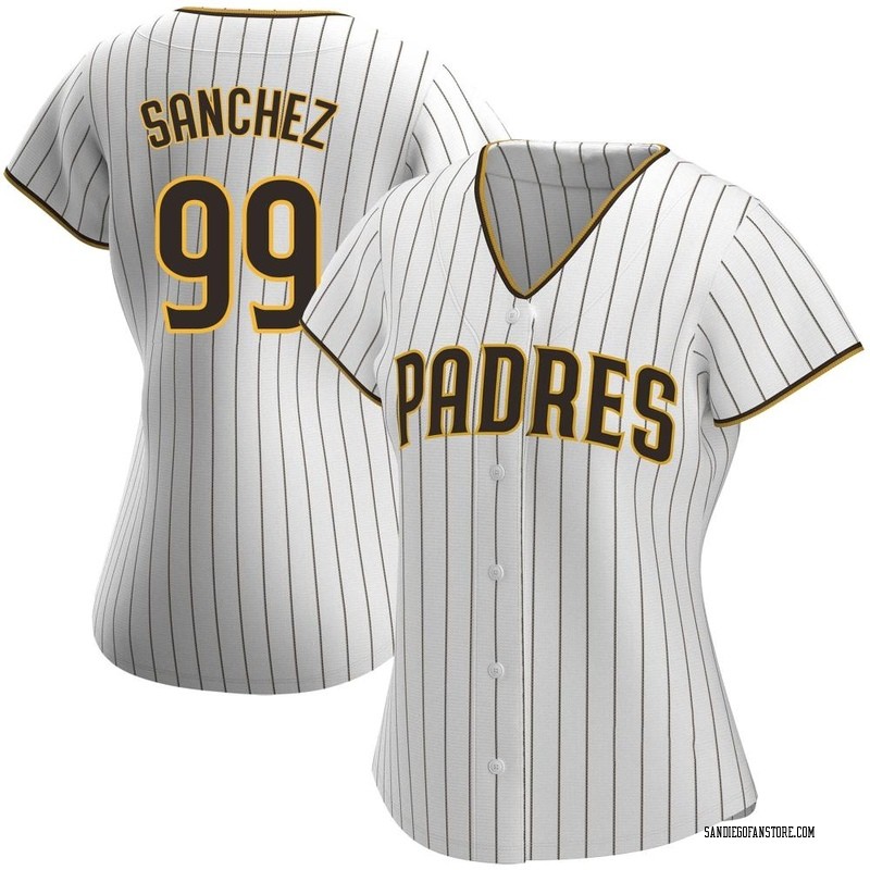 Women Padres 99 Gary Sanchez White Nike Jersey Women Padres 99 Gary Sanchez White Nike Jersey