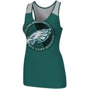 Women Philadelphia Eagles Big & Tall Primary Logo Green Tank Top