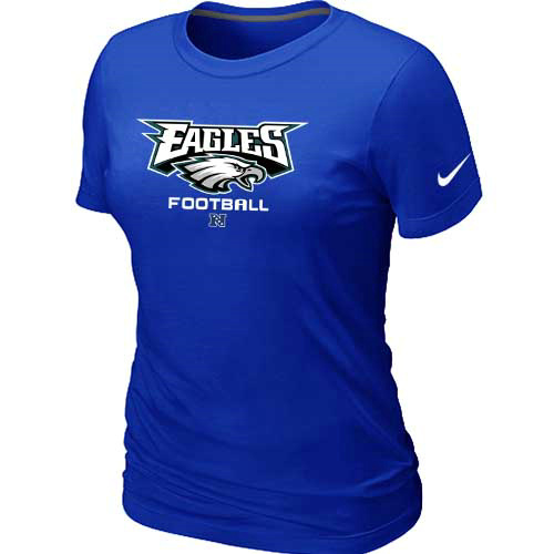 Women Philadelphia Eagles Blue T-Shirt