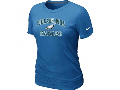 Women Philadelphia Eagles Heart & Soul L.blue T-Shirt