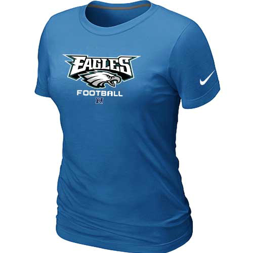 Women Philadelphia Eagles L.blue  T-Shirt
