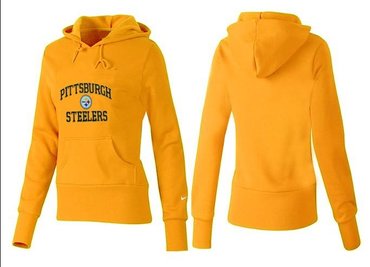 Women Pittsburgh Steelers Logo Pullover Hoodie-- (15)