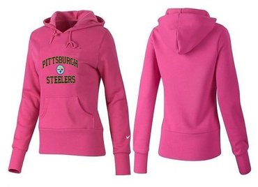 Women Pittsburgh Steelers Logo Pullover Hoodie-- (18)