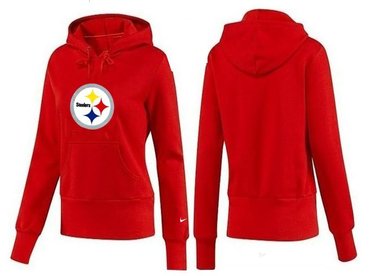 Women Pittsburgh Steelers Logo Pullover Hoodie-- (3)