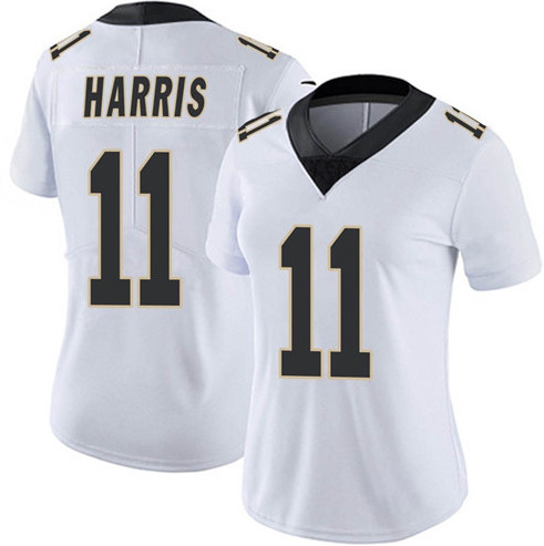 Women Saints #11 Deonte Harris Vapor Untouchable Limited White Jersey Women Saints #11 Deonte Harris Vapor Untouchable Limited White Jersey