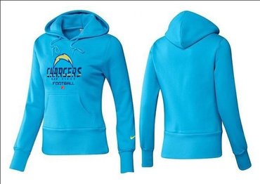 Women San Diego Chargers Logo Pullover Hoodie-- (29) Women San Diego Chargers Logo Pullover Hoodie-- (29)
