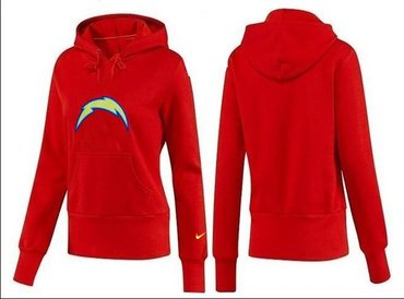 Women San Diego Chargers Logo Pullover Hoodie-- (3)