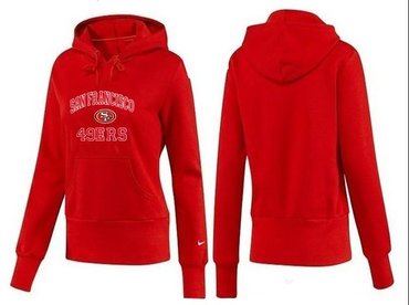 Women San Francisco 49ers Logo Pullover Hoodie--11 Women San Francisco 49ers Logo Pullover Hoodie--11