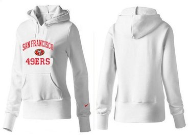 Women San Francisco 49ers Logo Pullover Hoodie--12 Women San Francisco 49ers Logo Pullover Hoodie--12