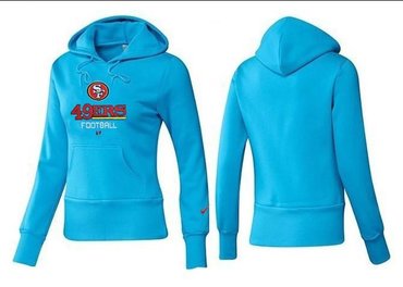 Women San Francisco 49ers Logo Pullover Hoodie--28 Women San Francisco 49ers Logo Pullover Hoodie--28